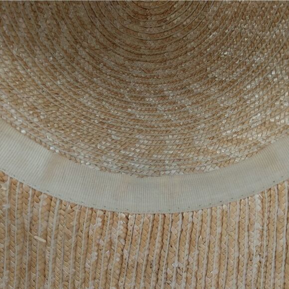EUC VINTAGE KATHY JEANNE Original 100% Straw Shade Hat with XL Brim - Picture 3 of 11